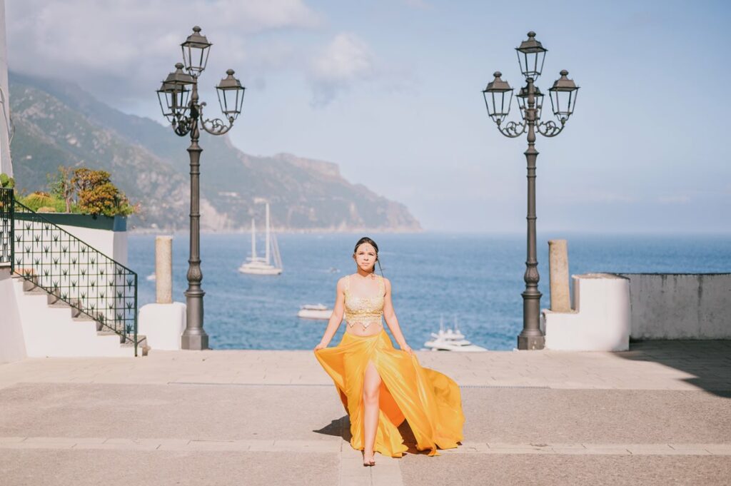 Amalfi Coast quinceañera photo shooting