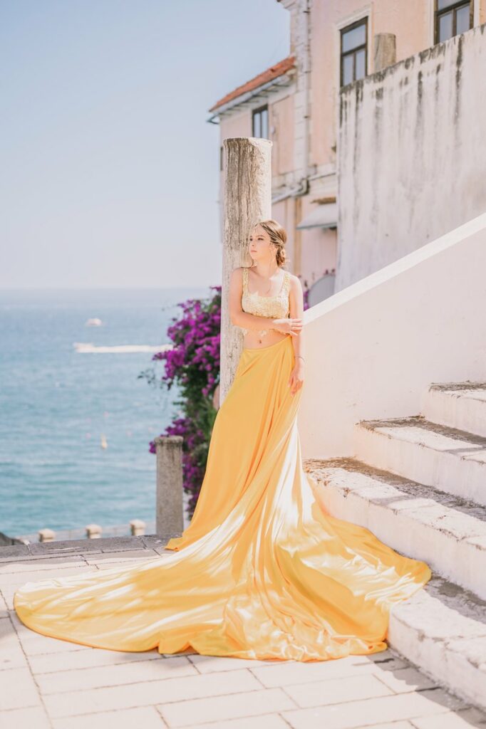 Amalfi Coast quinceañera photo shooting