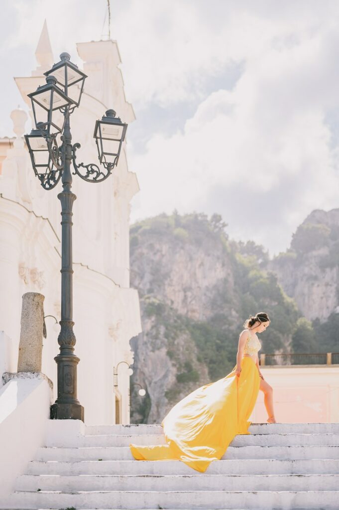 Amalfi Coast quinceañera photo shooting