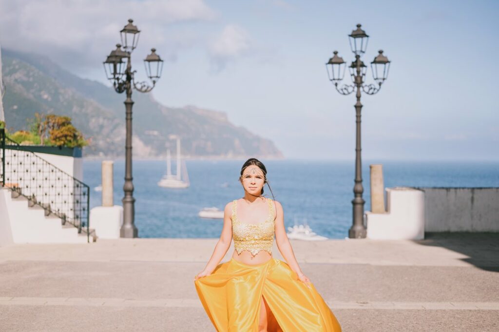 Amalfi Coast quinceañera photo shooting