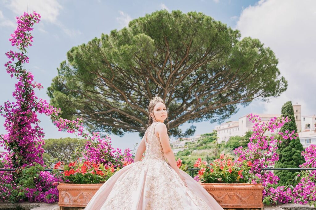 Amalfi Coast quinceañera photo shooting