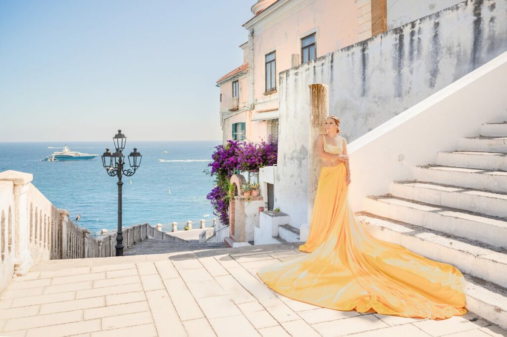 Amalfi Coast quinceañera photo shooting