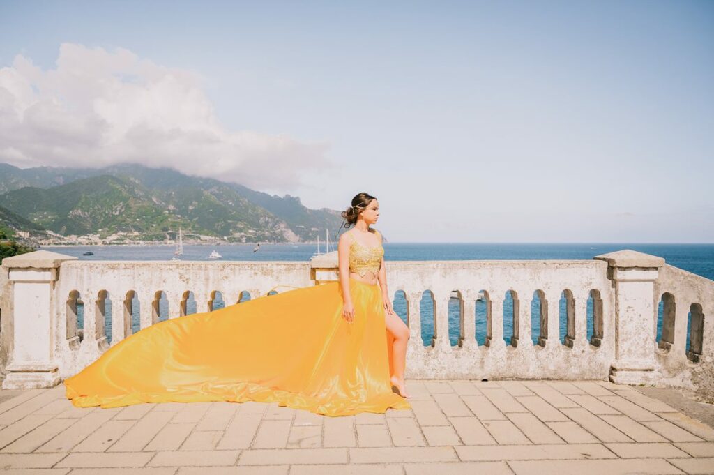 Amalfi Coast quinceañera photo shooting