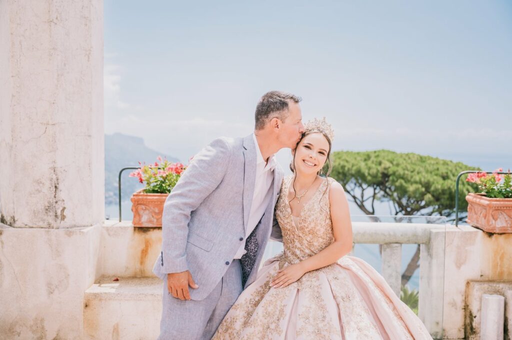 Amalfi Coast quinceañera photo shooting