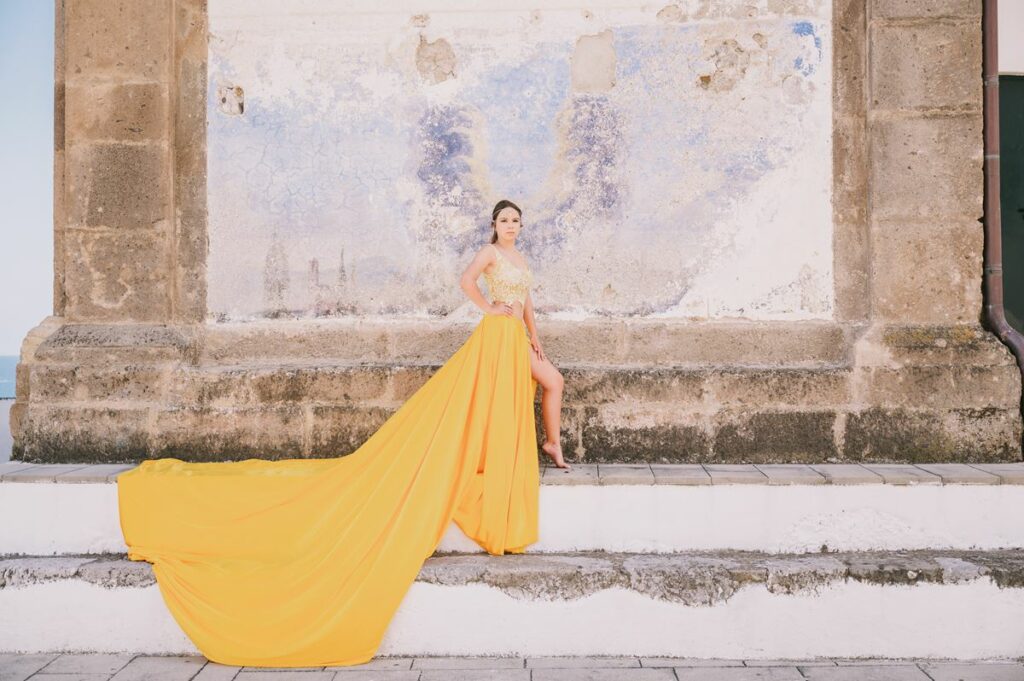 Amalfi Coast quinceañera photo shooting