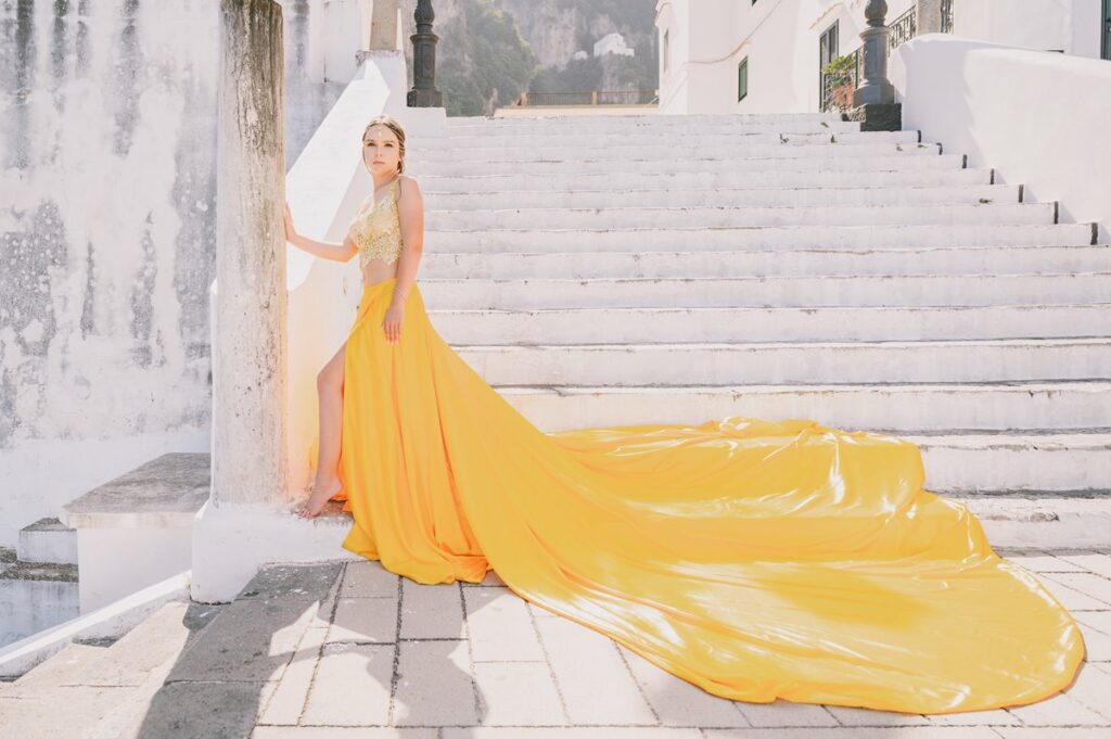 Amalfi Coast quinceañera photo shooting