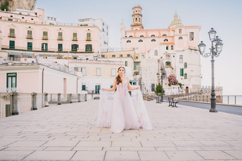 Amalfi Coast quinceañera photo shooting