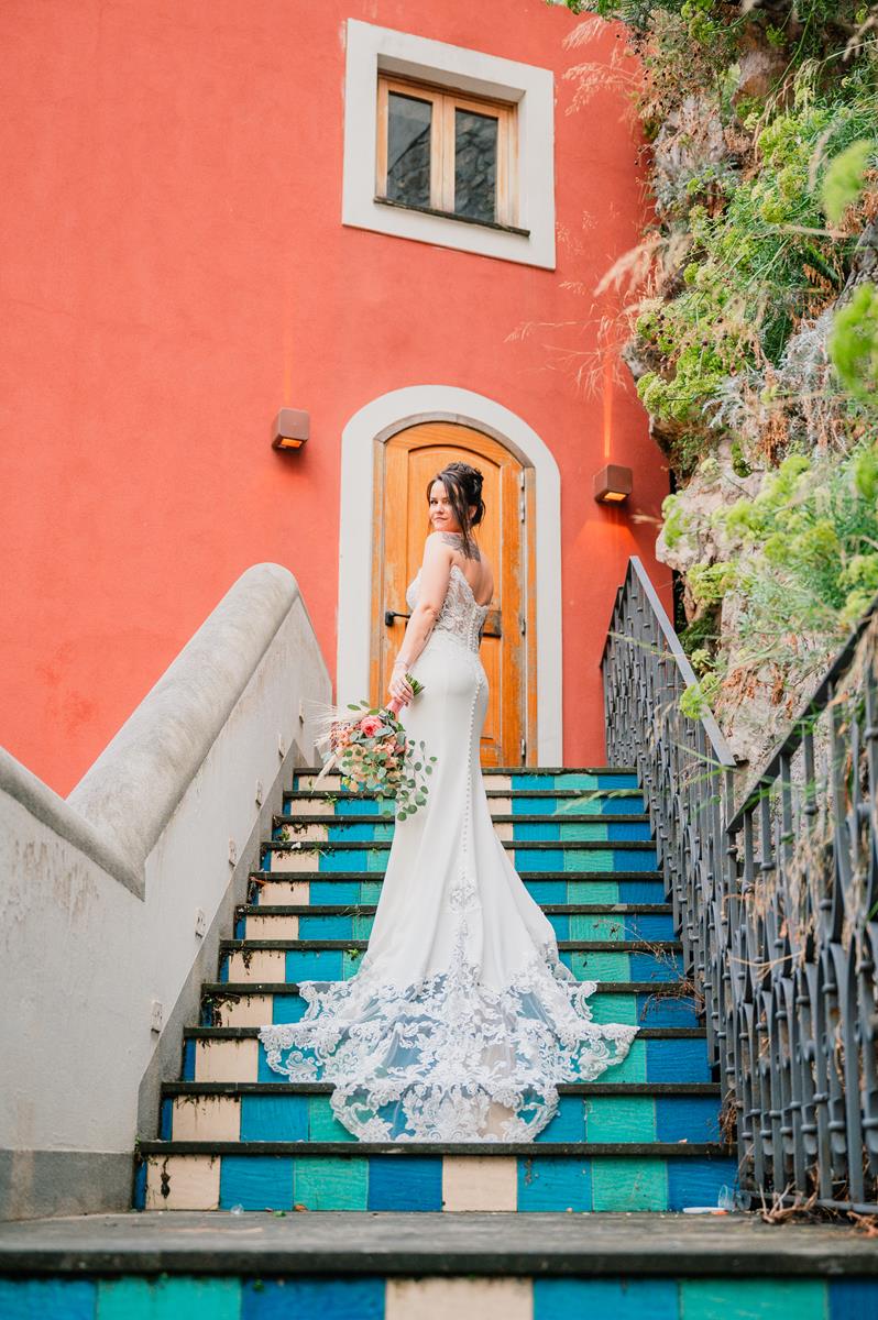 Rainy day Elopement Positano