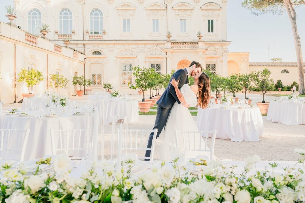 Luxury villa Aurelia wedding Rome