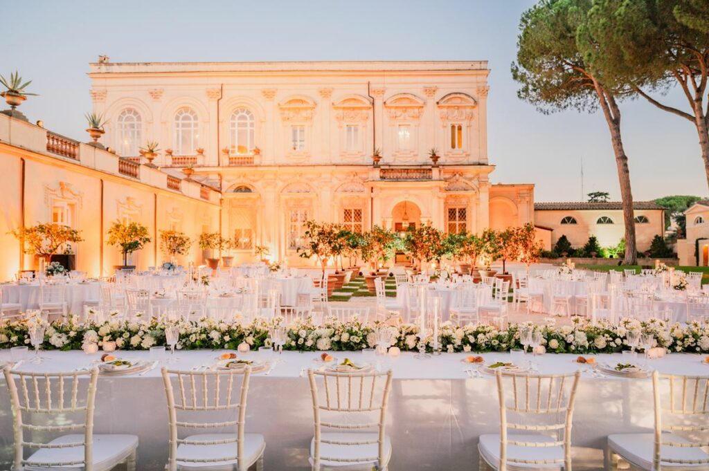 Luxury villa Aurelia wedding Rome