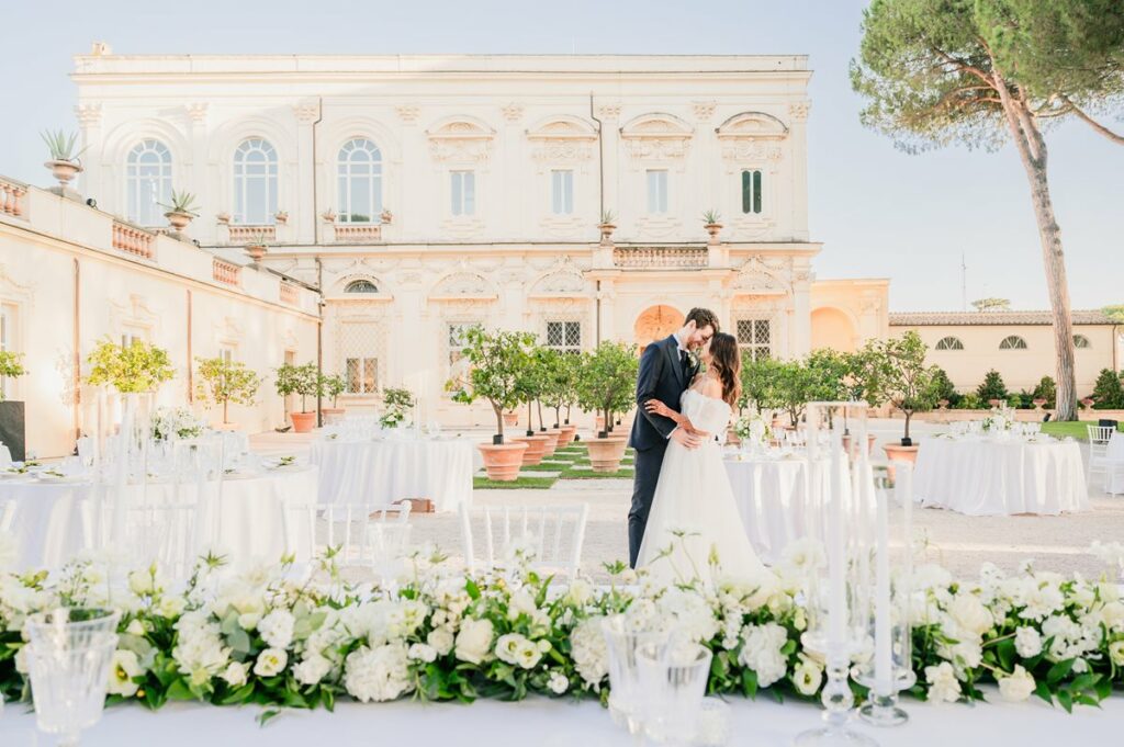 Luxury villa Aurelia wedding Rome