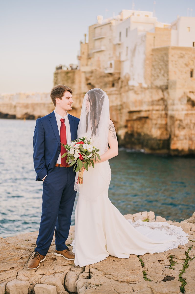 Polignano a Mare elopement wedding puglia