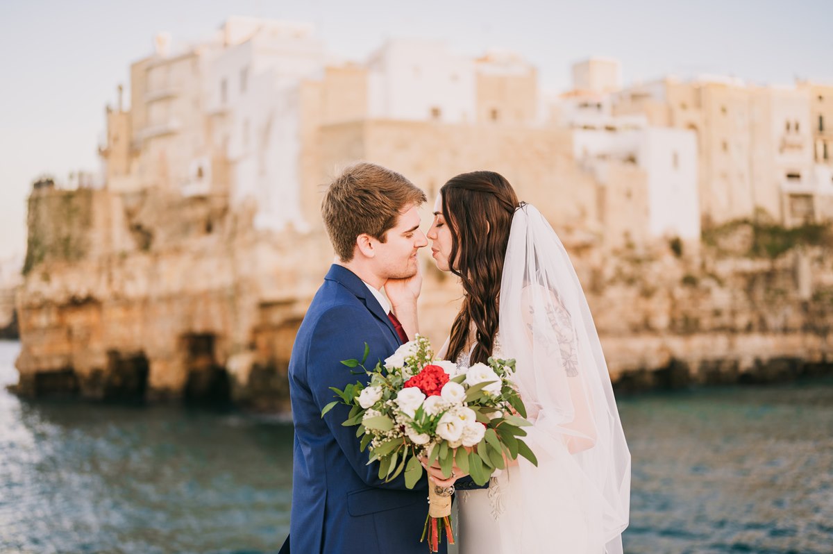 Polignano a Mare elopement wedding puglia