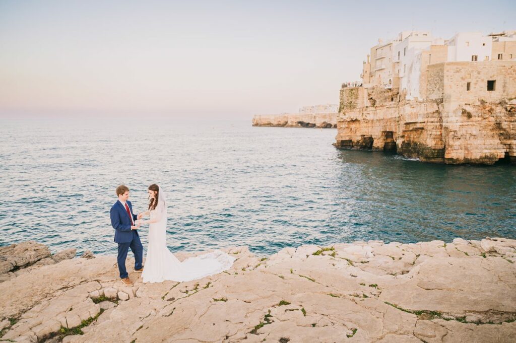 Polignano a Mare elopement wedding puglia