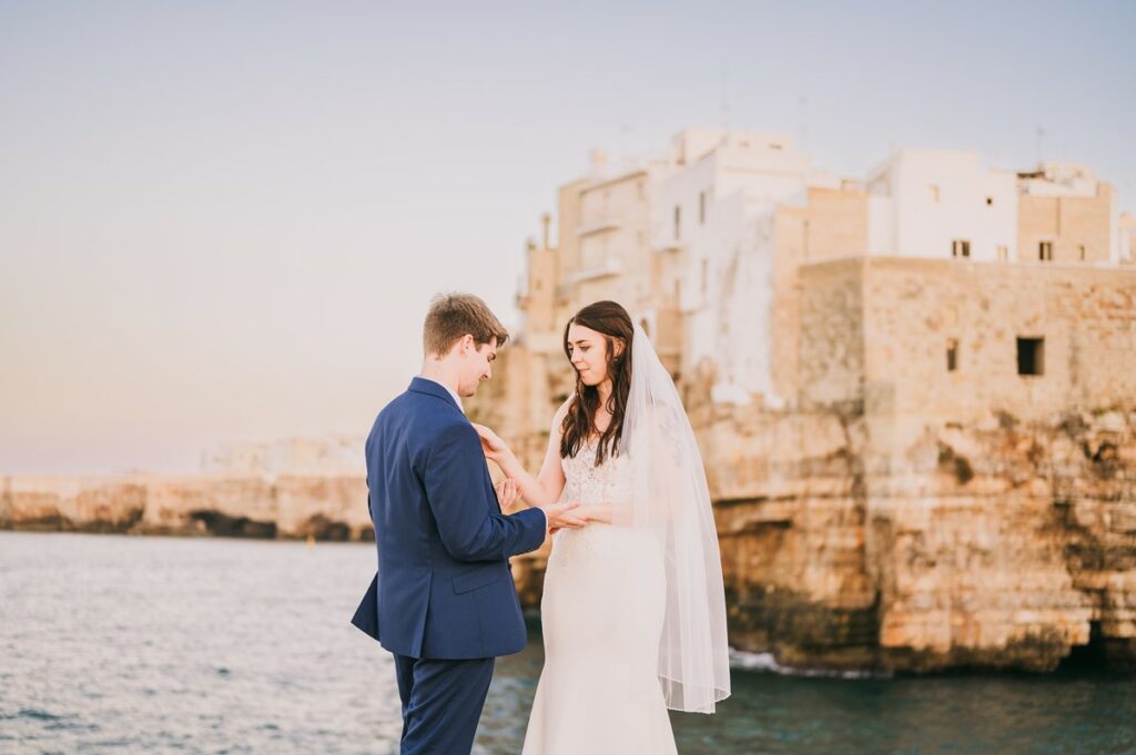 Polignano a Mare elopement wedding puglia