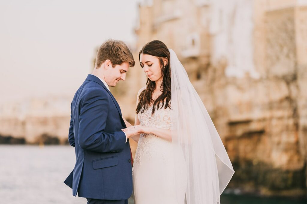 Polignano a Mare elopement wedding puglia