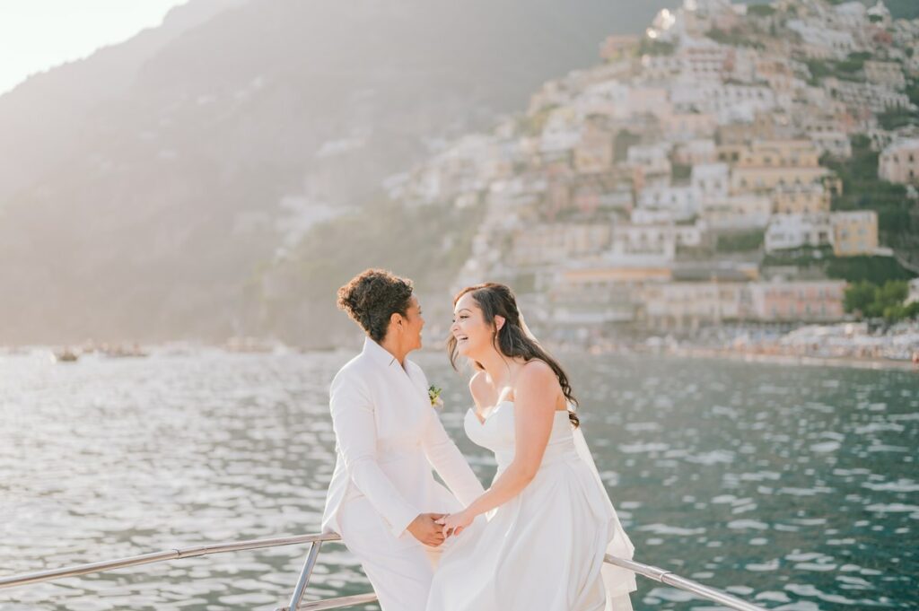 Symbolic wedding at Villa Magia Positano