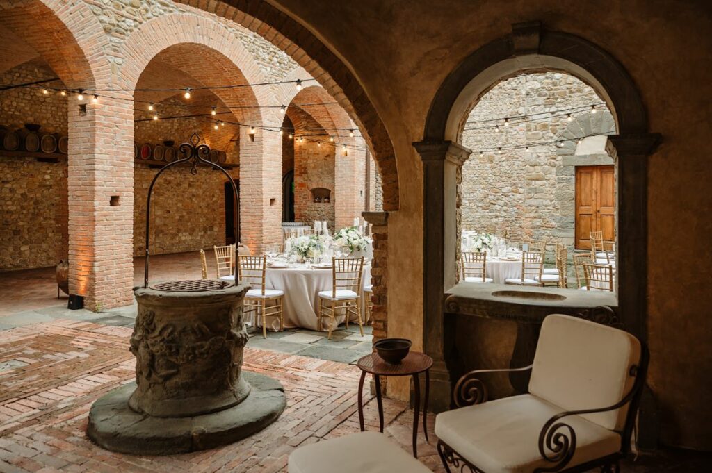 castello di bibbione tuscany wedding