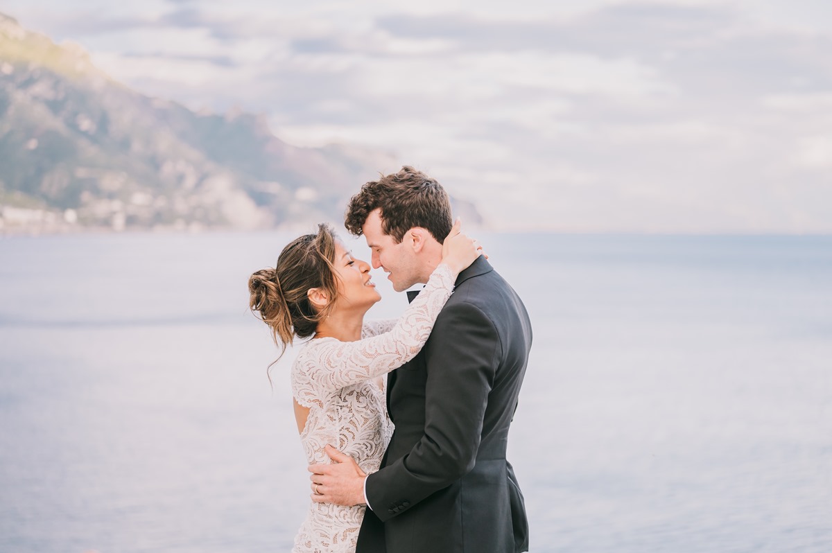 honeymoon pictures in Amalfi Coast